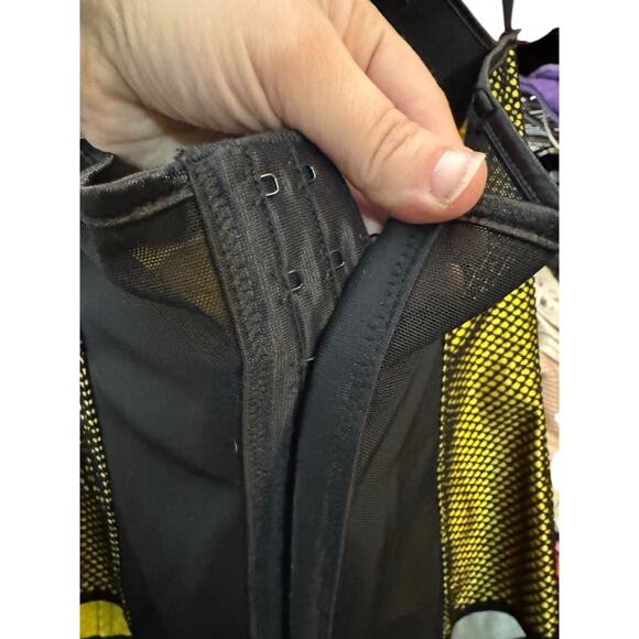 Rubies DC Comics Batgirl Fishnet Corset Large New Batman Halloween Cosplay - Picture 3 of 8